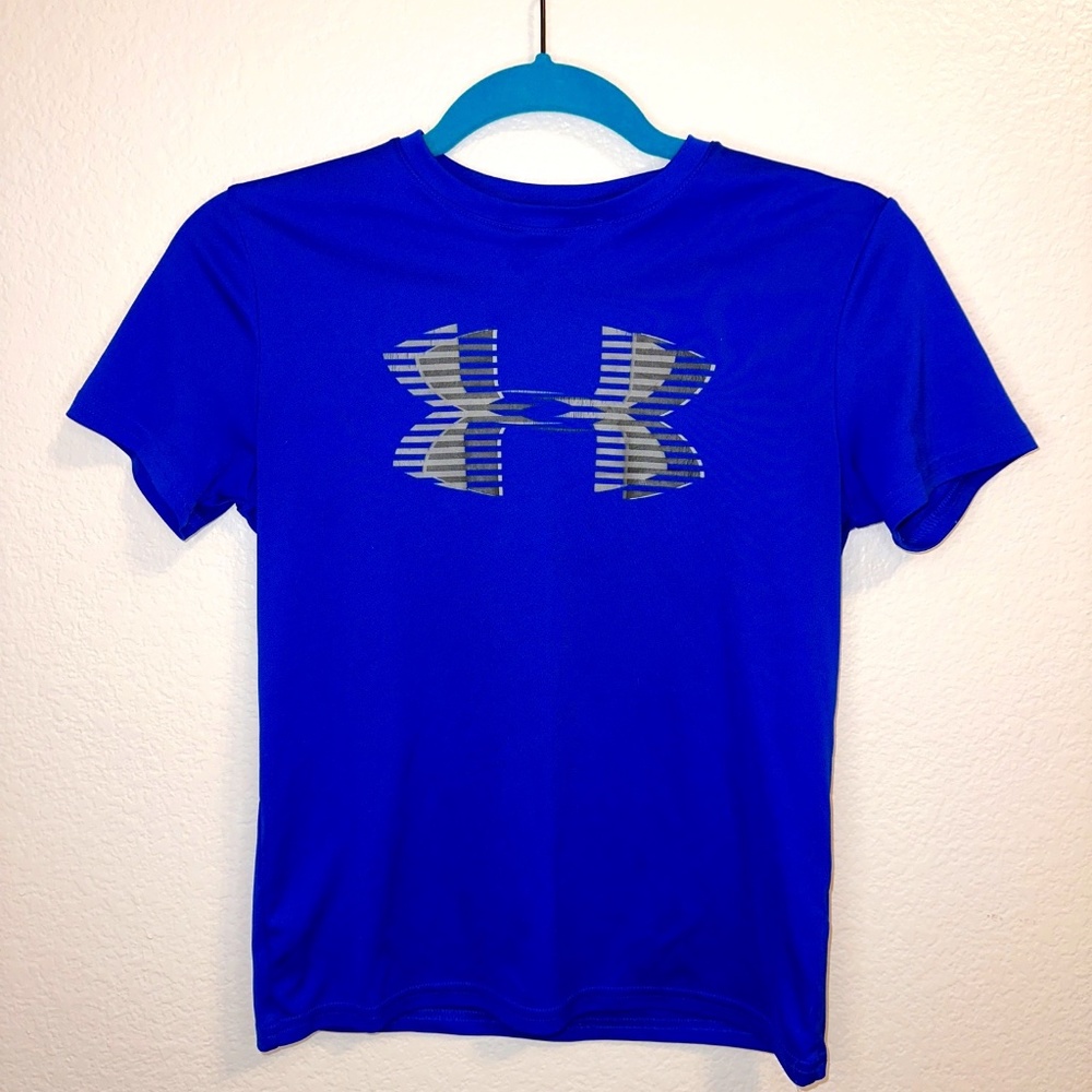 Blue Under Armor Youth Shirt- Medium